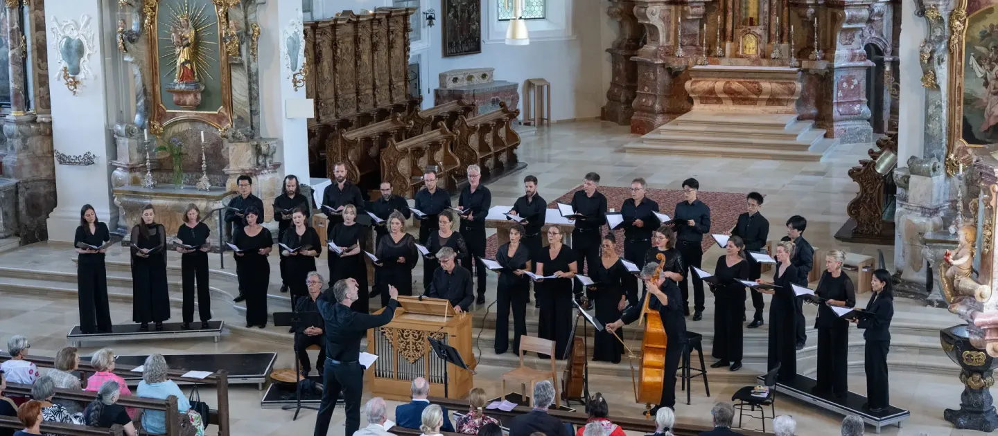 Der Chor des Bayerischen Rundfunks in der Gallus Kirche