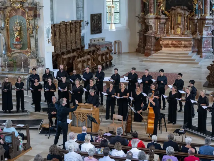 Der Chor des Bayerischen Rundfunks in der Gallus Kirche