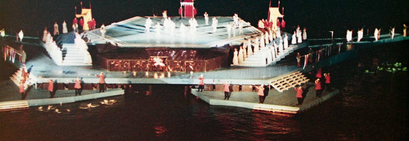Die schöne Helena - Seebühne - Bregenzer Festspiele - Bühnenbild