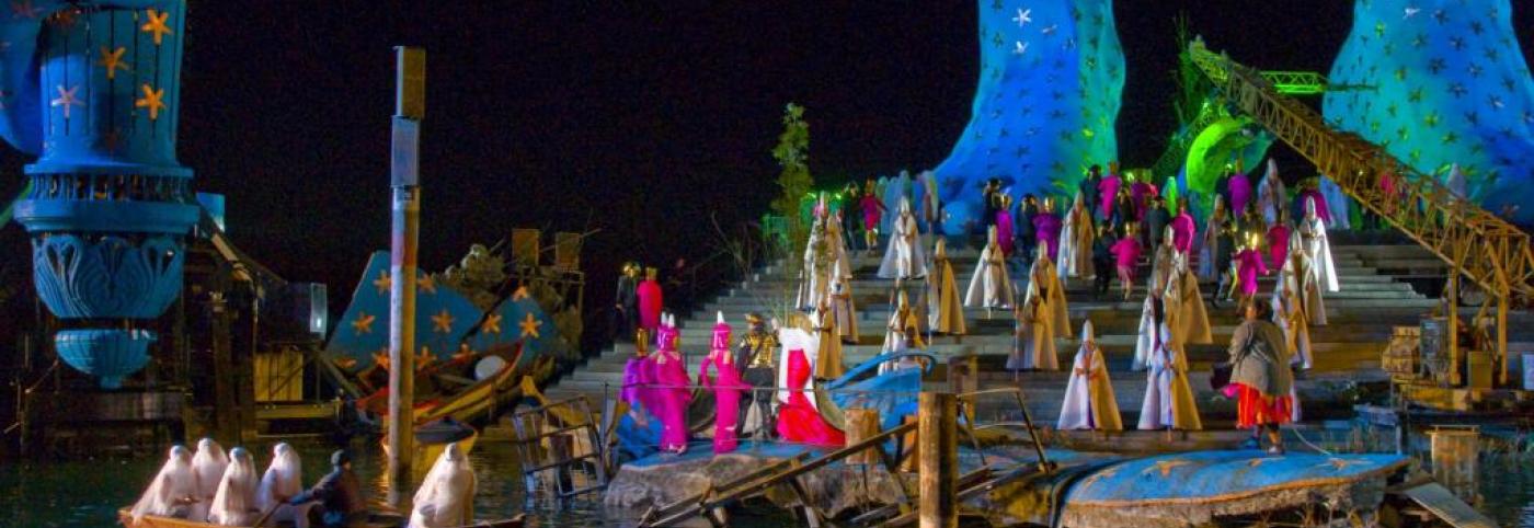AIDA - Seebühne - Bregenzer Festspiele - Bühnenbild Detailansicht mit Boot