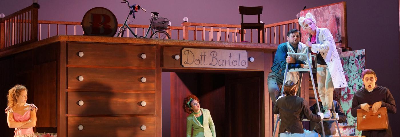 © Bregenzer Festspiele / Karl Forster Der Barbier von Sevilla - Theater am Kornmarkt - Bregenzer Festspiele - Bühnenbild