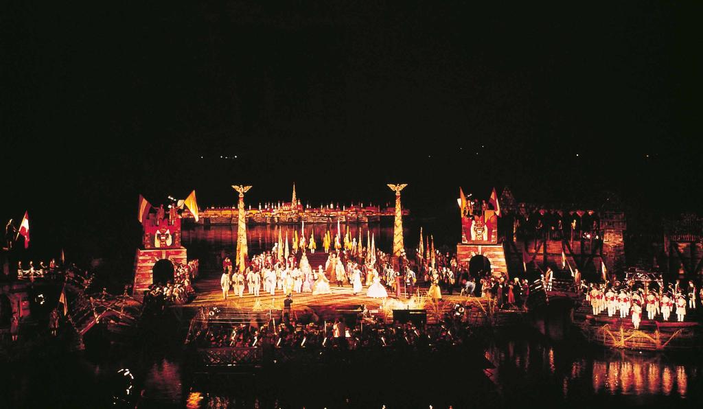 Der Zigeunerbaron - Seebühne - Bregenzer Festspiele - Bühnenbild