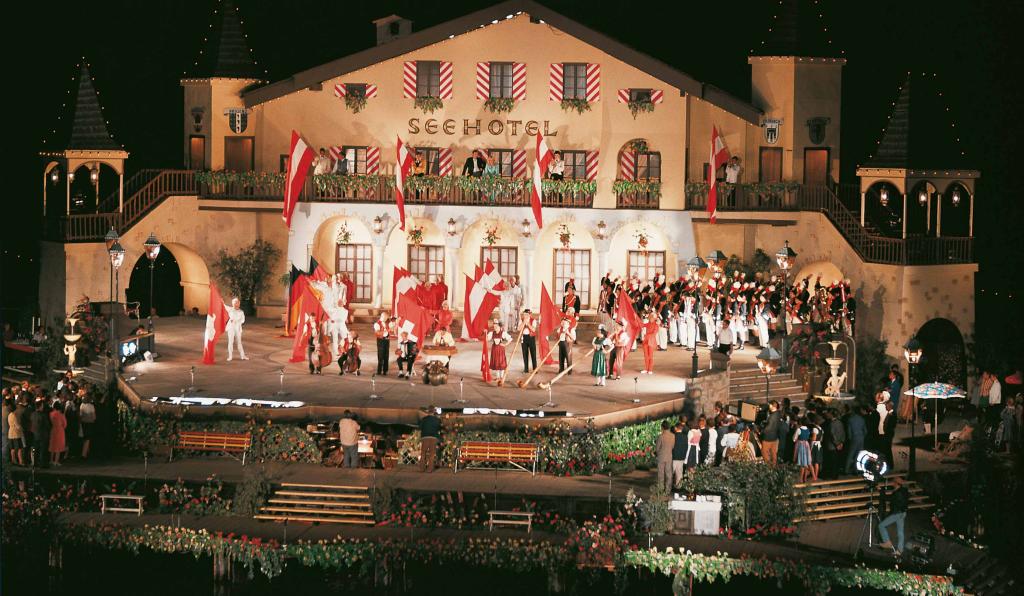 Hochzeit am Bodensee - Seebühne - Bregenzer Festspiele - Bühnenbild