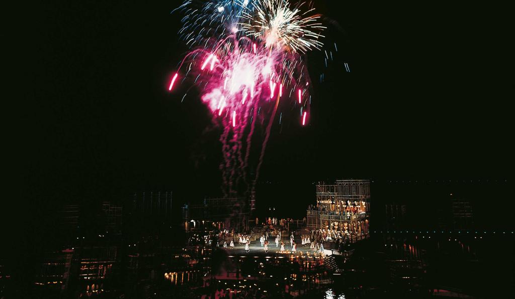 Eine Nacht in Venedig - Seebühne - Bregenzer Festspiele - Bühnenbild