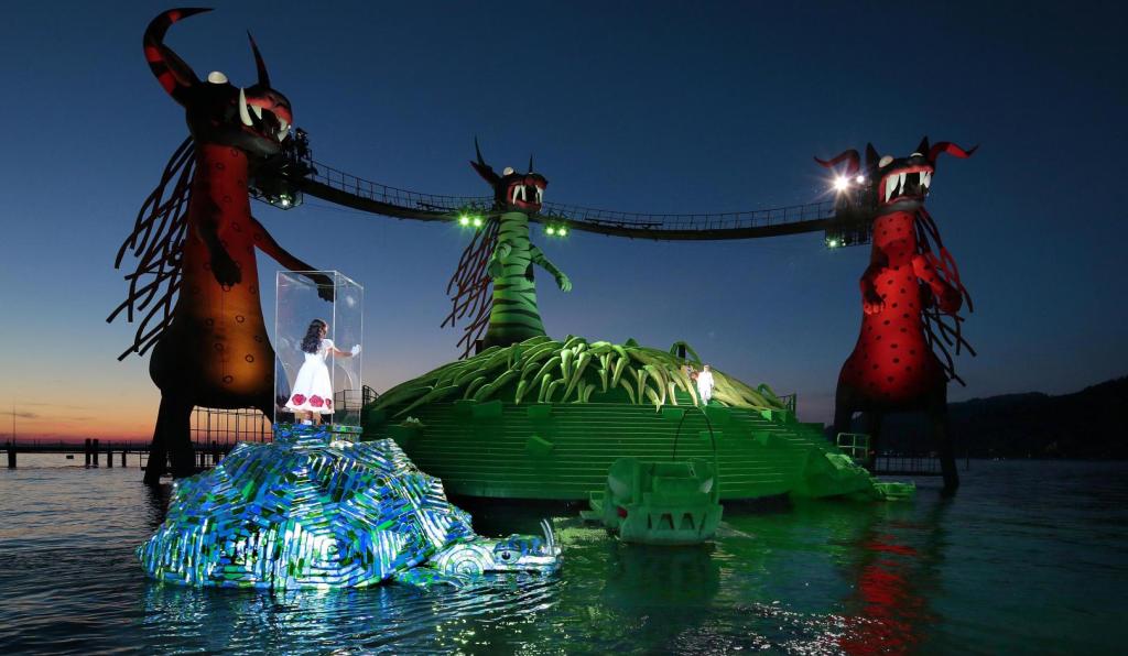 Die Zauberflöte-Seebühne-Bregenzer Festspiele-Bühnenbild